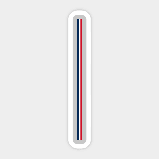 French Flag Style Stripe Sticker